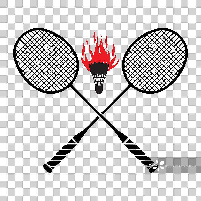 羽毛球拍图标图片素材