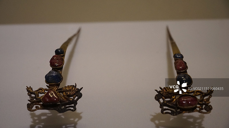 中国国家博物馆展品-发簪图片素材