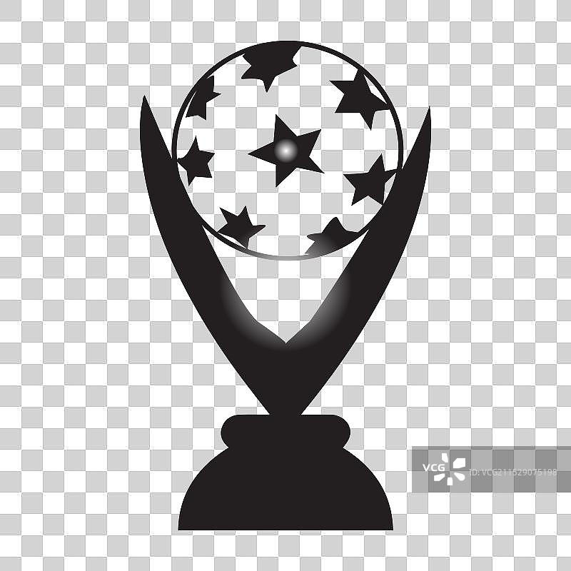 奖杯图标符号设计模板图片素材