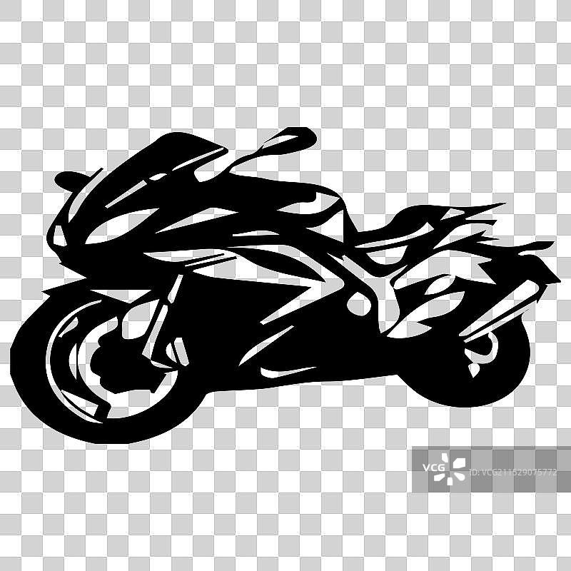 摩托车图标符号图片素材