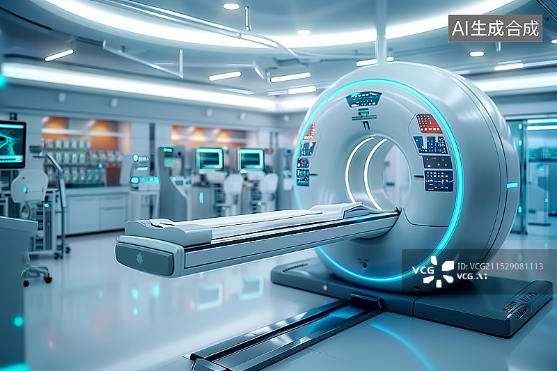 【AI数字艺术】核磁共振科技医疗图片素材