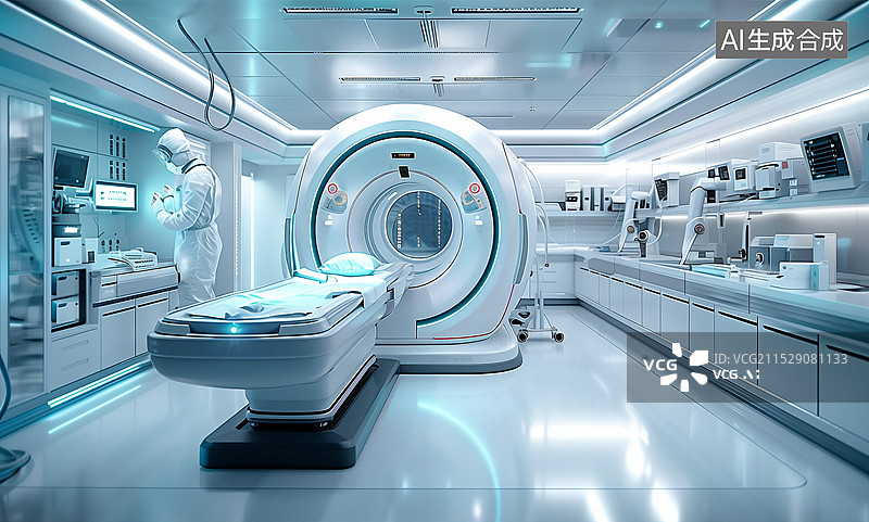 【AI数字艺术】核磁共振科技医疗图片素材