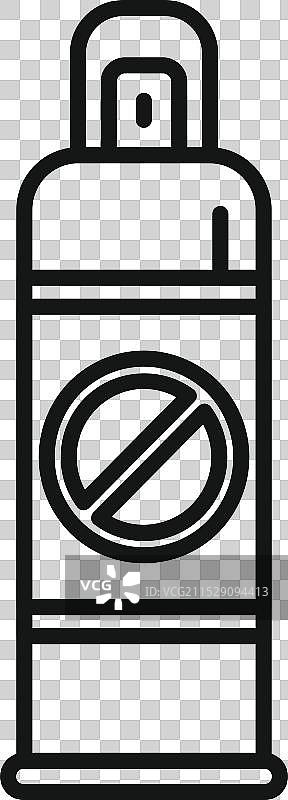 杀虫剂喷雾瓶用于杀死昆虫图片素材