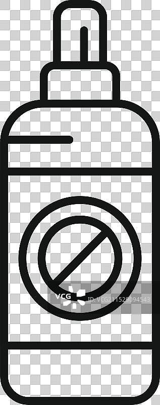 抗菌喷雾瓶防止病毒传播图片素材