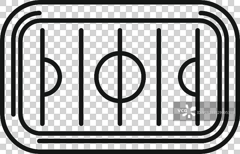 足球场的突出部分图片素材