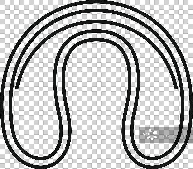 旅行颈枕图标，代表舒适感图片素材