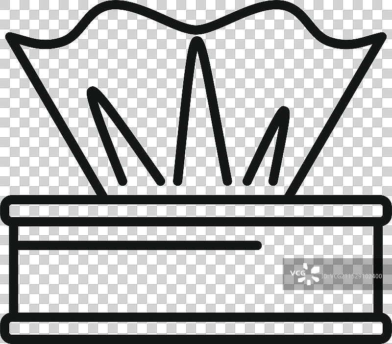 提供清洁和卫生的餐巾纸分配器图片素材