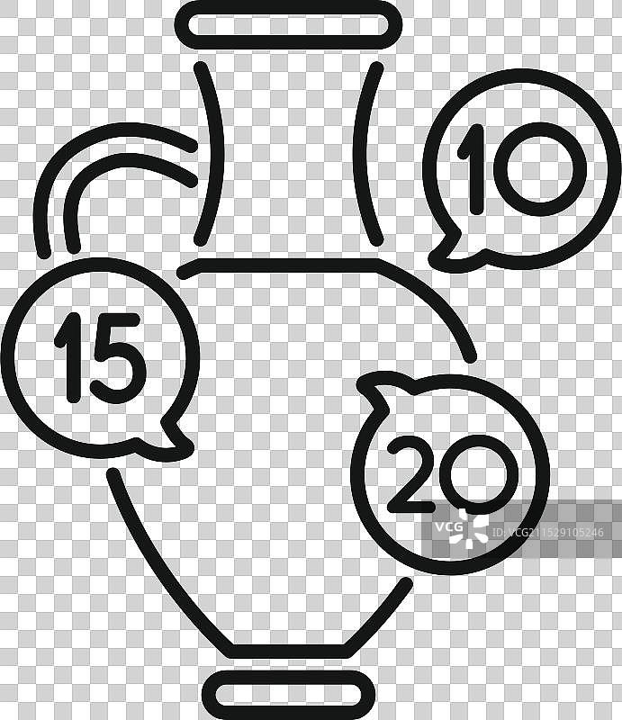 拍卖师在拍卖会上出售古希腊花瓶图片素材