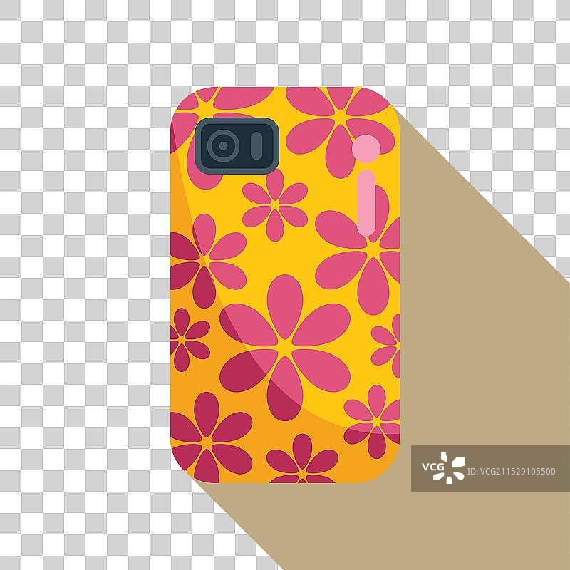 现代风格的花卉手机壳图片素材