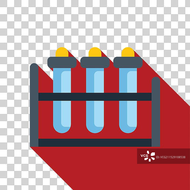 试管中盛放着医疗液体，静静地放置在一个地方图片素材