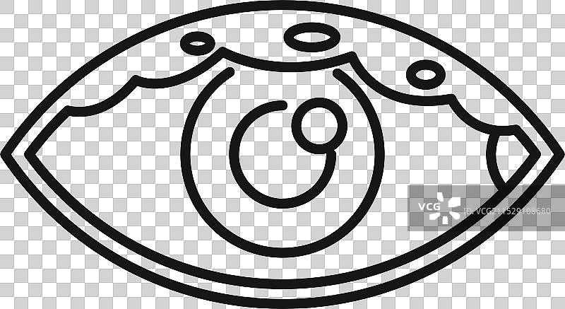 红眼病引起的疼痛红眼图片素材