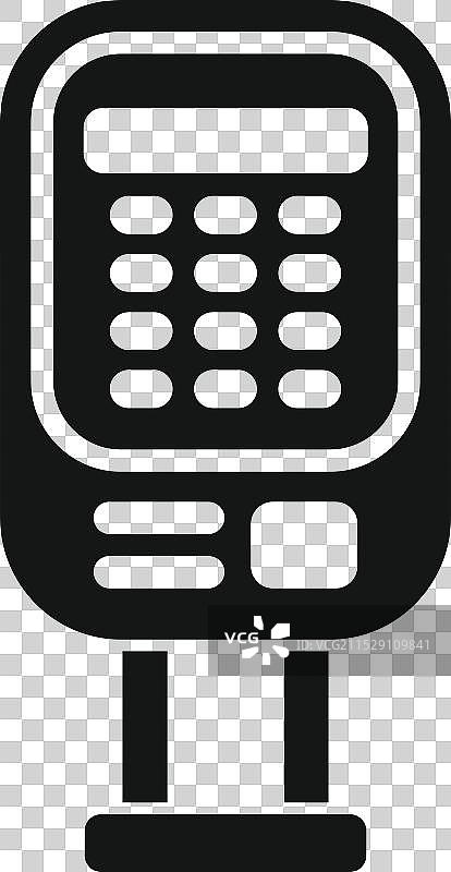 街道上的停车计时器正在接受付款图片素材