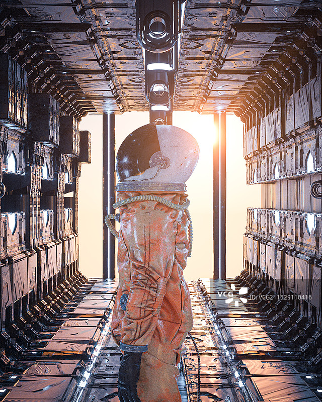 一位宇航员图片素材