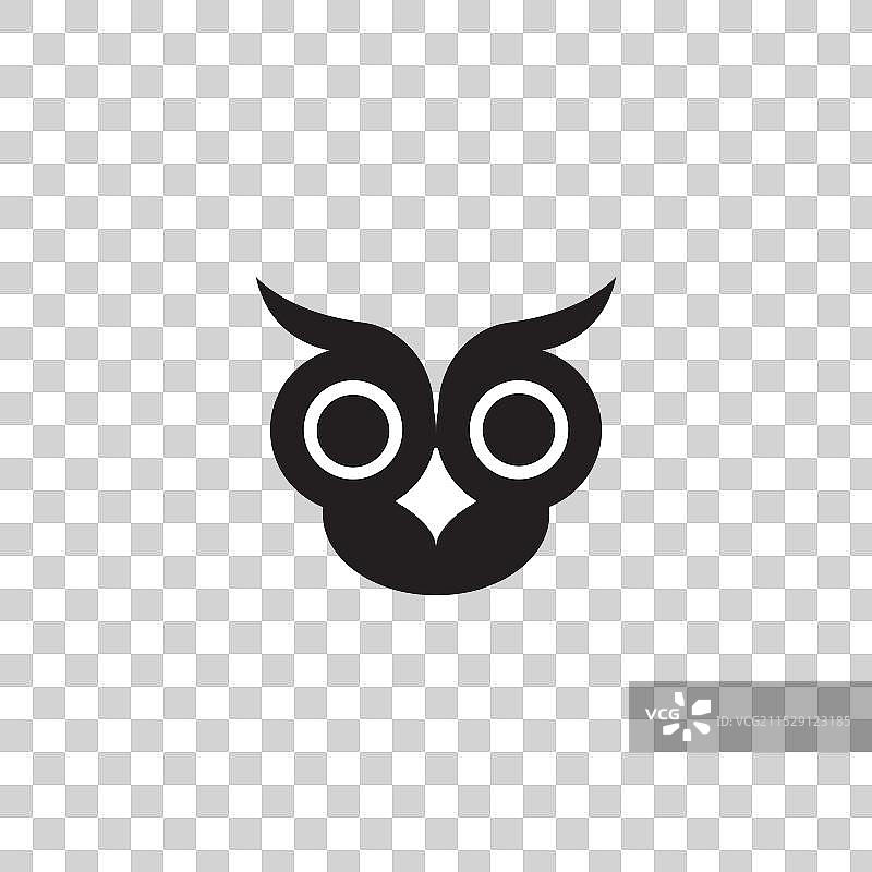 现代猫头鹰logo设计用于商业公司图片素材