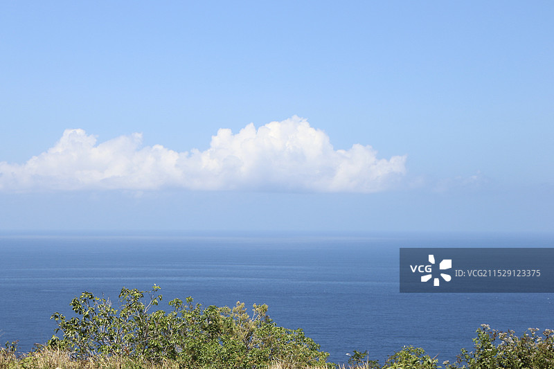 海天一色图片素材