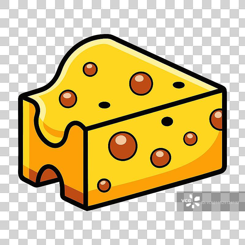 奶酪卡通图标图片素材