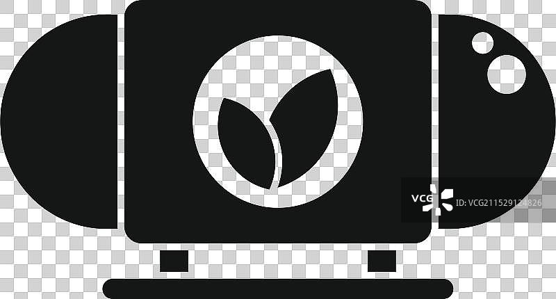 生态污水处理厂图标符号图片素材