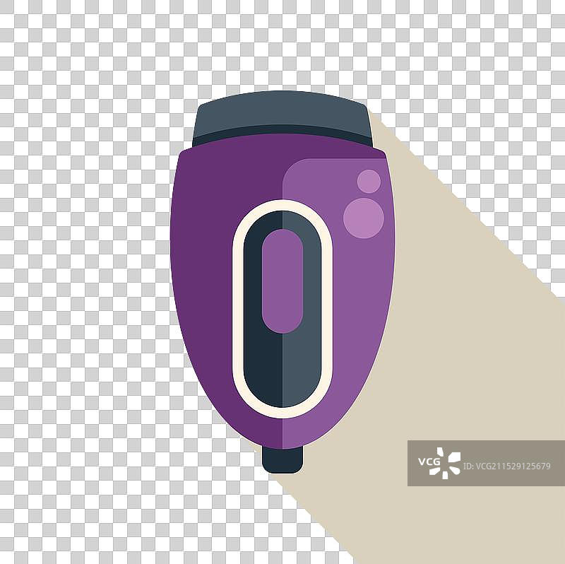 现代电动脱毛器用于去除多余毛发图片素材