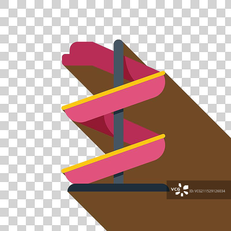 水上乐园的螺旋滑梯带来娱乐体验图片素材