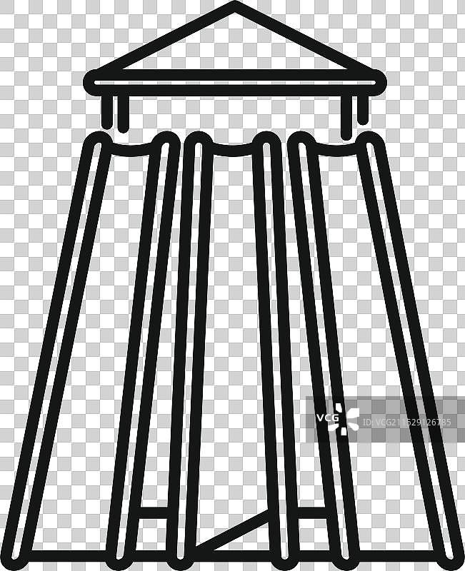 水上乐园的滑水道高耸在兴奋的孩子们之上图片素材