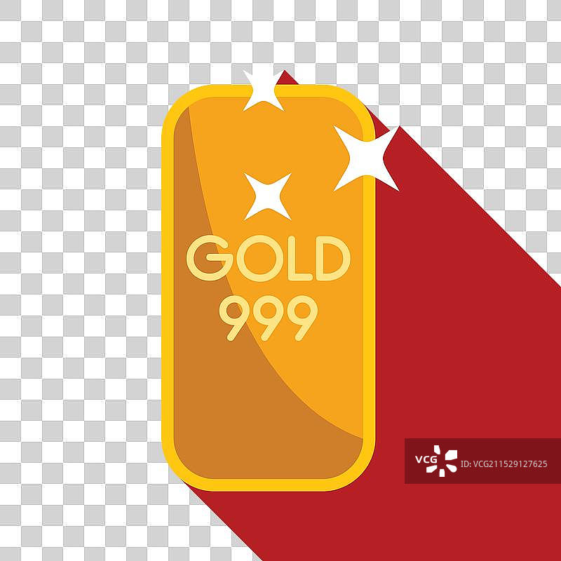 闪亮的金条在红色背景上发光图片素材