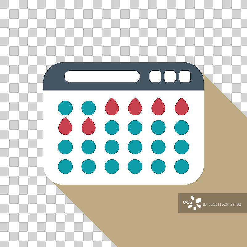 在线月经周期跟踪应用程序展示图片素材