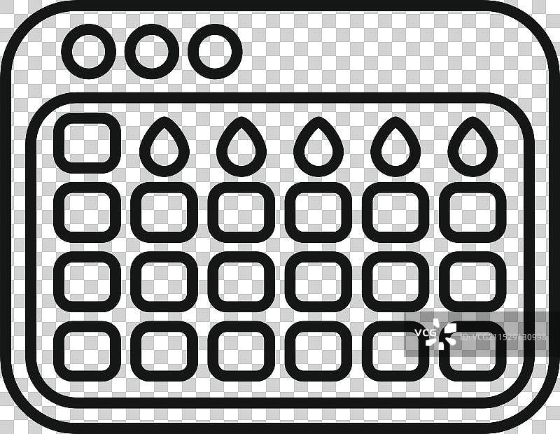 月经杯展示周期追踪应用界面图片素材
