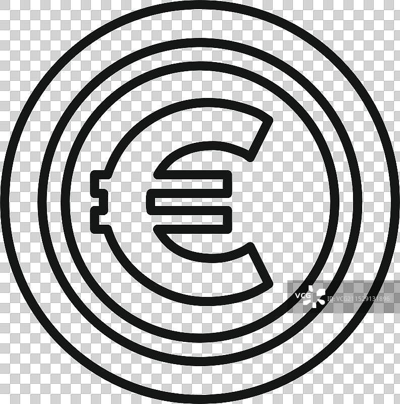 欧元符号显示欧洲联盟货币符号图片素材