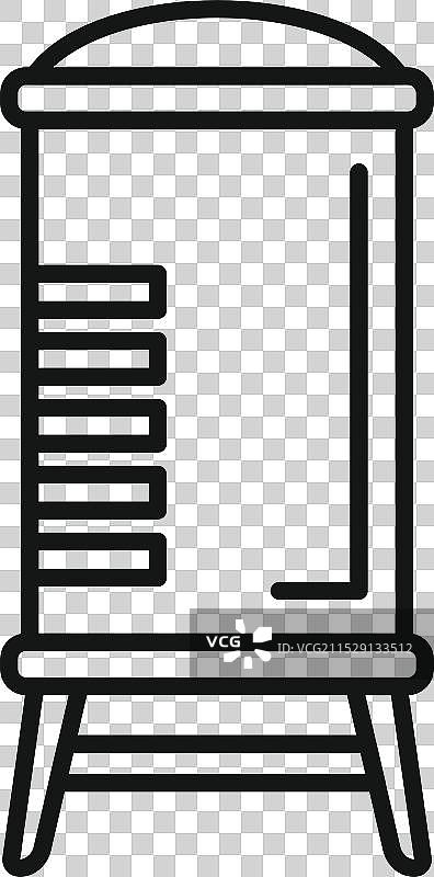 水塔罐立在支撑腿上的图标图片素材