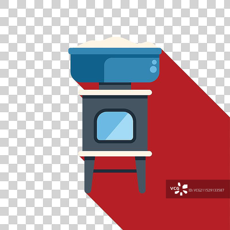 木炭炉上加热水图片素材