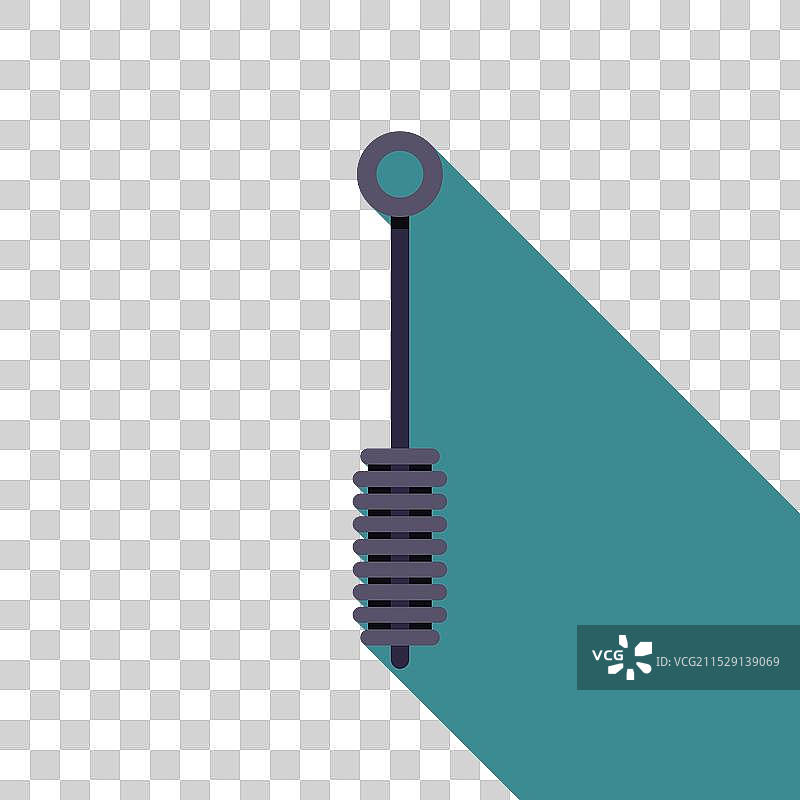 在青绿色背景上接收信号的汽车天线图片素材