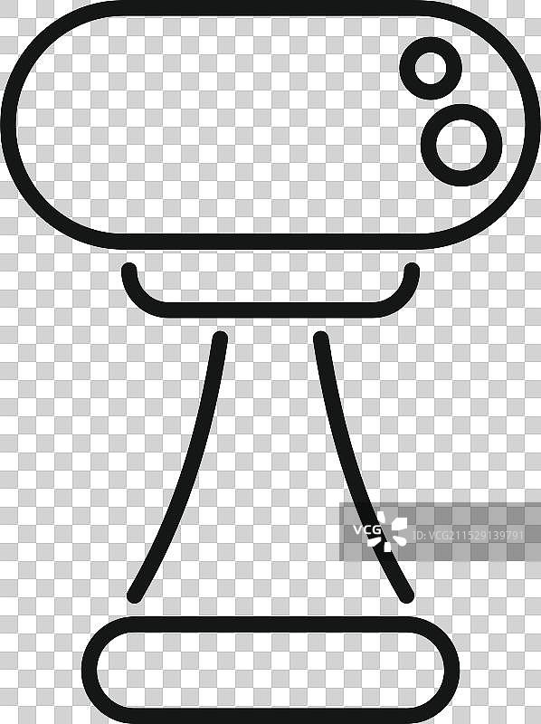 医疗设备扫描人体轮廓图片素材