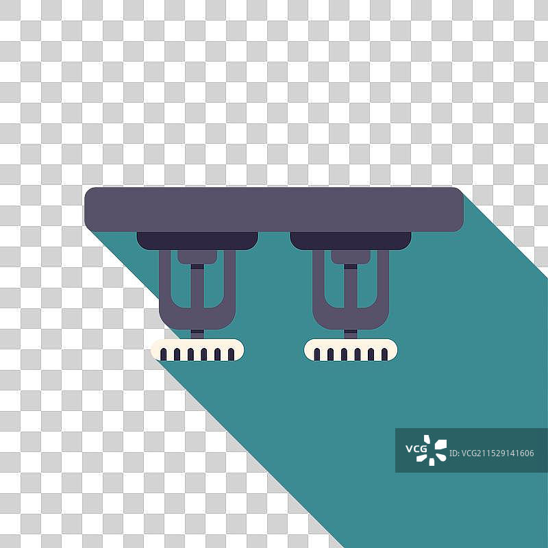 天花板上悬挂的消防喷淋系统图片素材