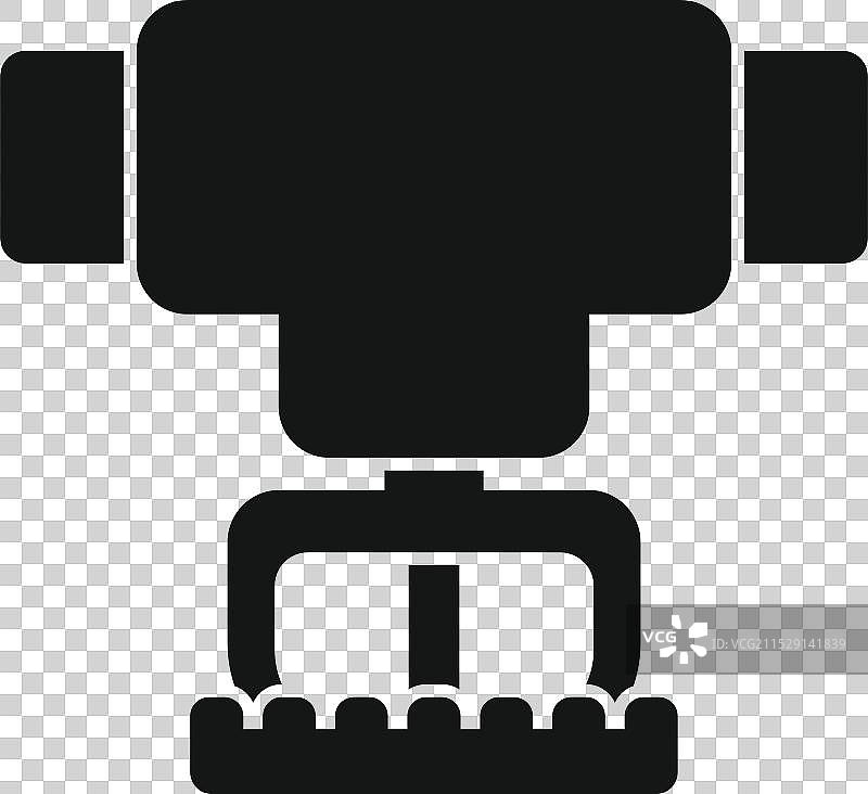 从天花板悬挂的消防喷头，提供保护图片素材