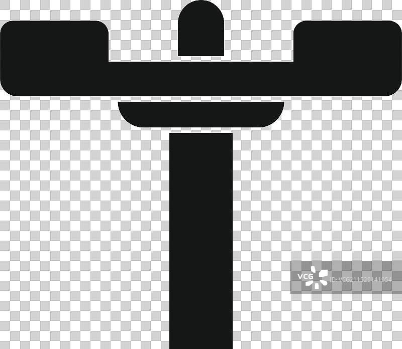 双层旋转木马座位在游乐园中旋转图片素材