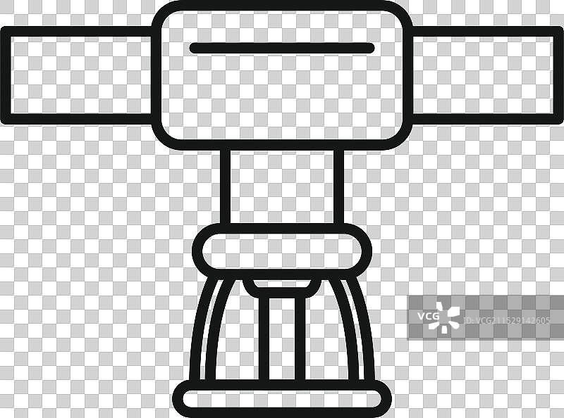 简单的消防喷淋系统喷洒图标图片素材