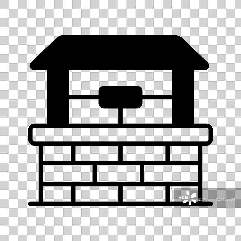 时尚设计中的水井惊艳图标图片素材