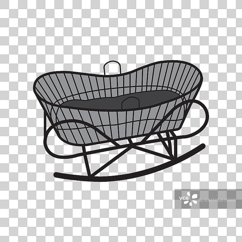 婴儿秋千图标图片素材