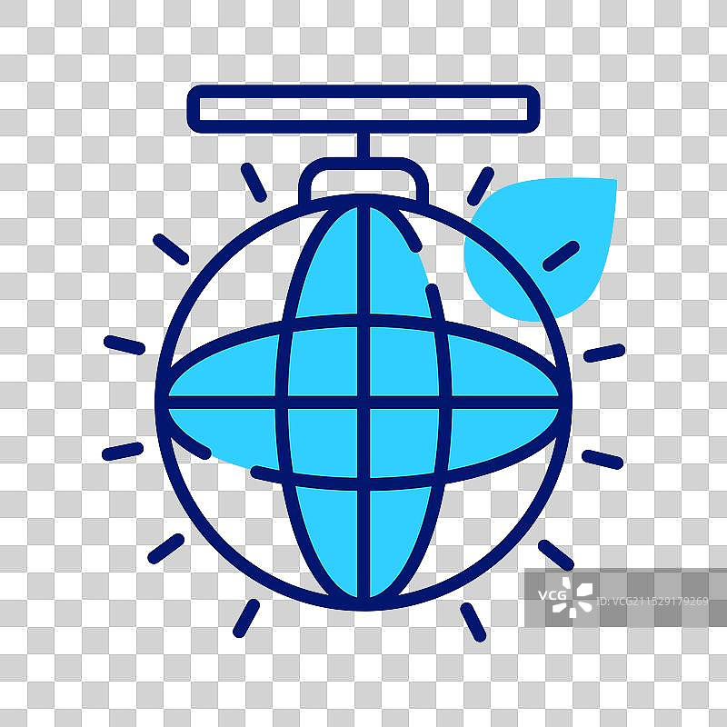 时尚的迪斯科灯光下令人惊叹的迪斯科球图标图片素材