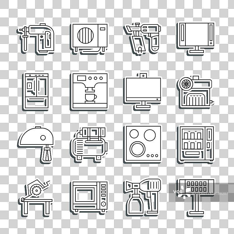 电热器自动售货机空气设置图片素材