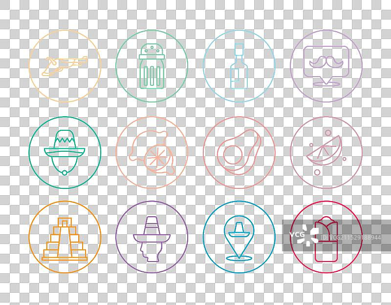 切好的墨西哥卷饼、青柠、塔巴斯科酱和青柠图片素材