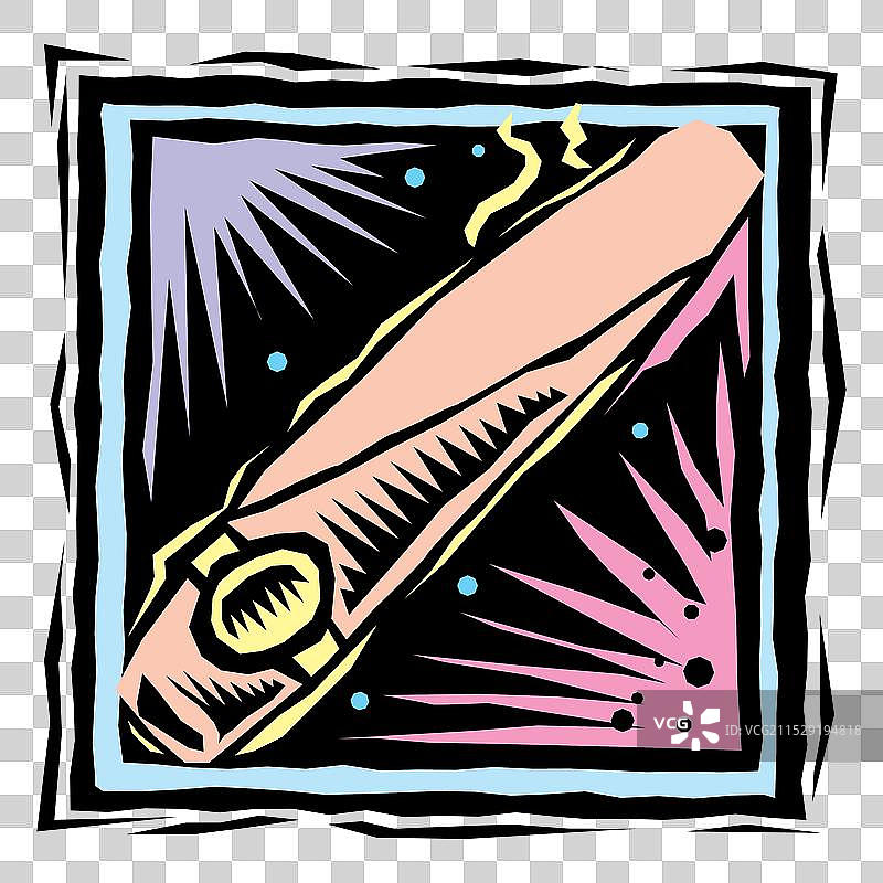 雪茄设计的抽象图案图片素材