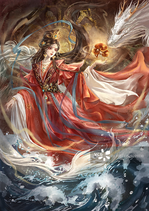 山海经巫山神女图片素材