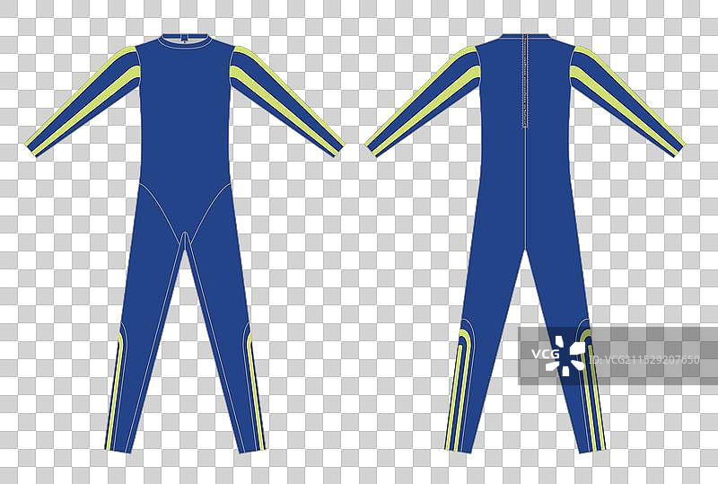 男士全身覆盖泳衣设计图片素材