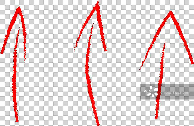 红色箭头指向上方图片素材