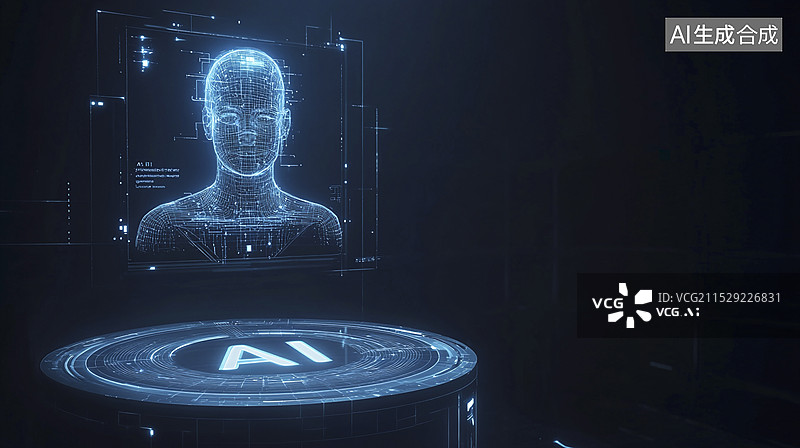 【AI数字艺术】AI机器人扫描人体健康监测图片素材