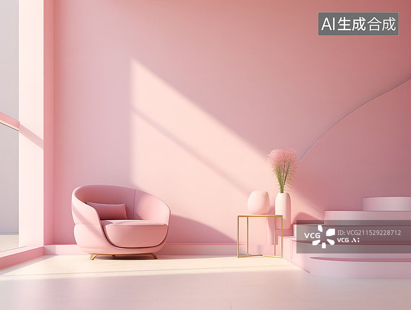 【AI数字艺术】室内艺术空间设计图片素材