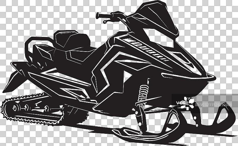 阿尔卑斯山急速男士骑雪地摩托车标志雪景图片素材