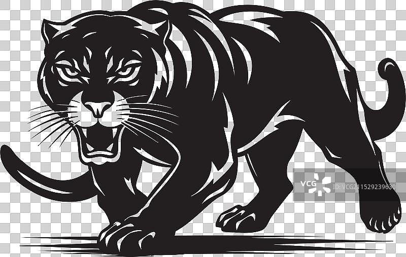 猎豹脉动图标设计，跃起的猎豹图片素材