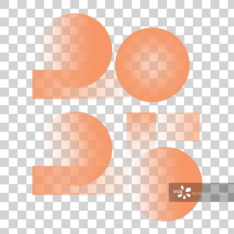 矢量数字2025字体元素，酸性弥散风形状色块字体元素图片素材